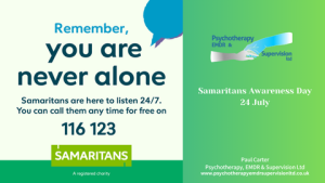 Samaritans Awareness Day 24 July
