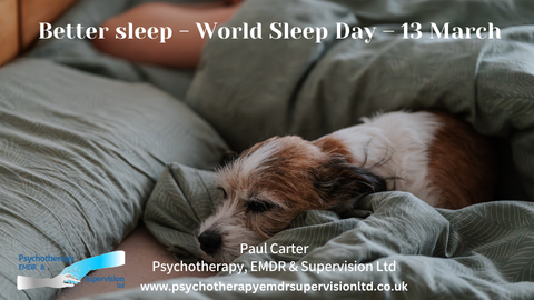 Better sleep -  World Sleep Day – 13 March